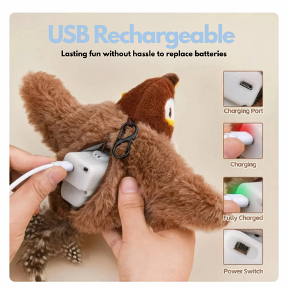 Pawticity Interactive Catnip Bird Toy