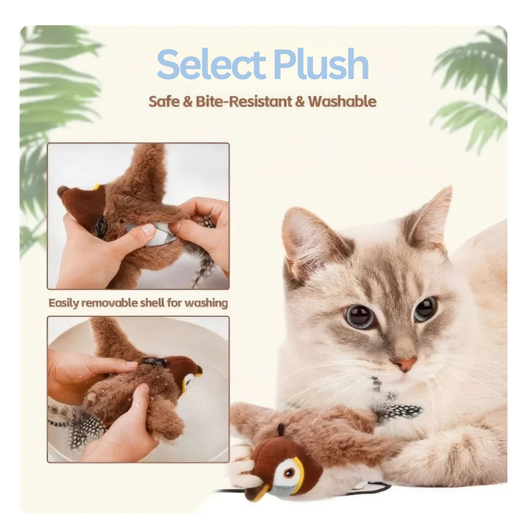 Pawticity Interactive Catnip Bird Toy